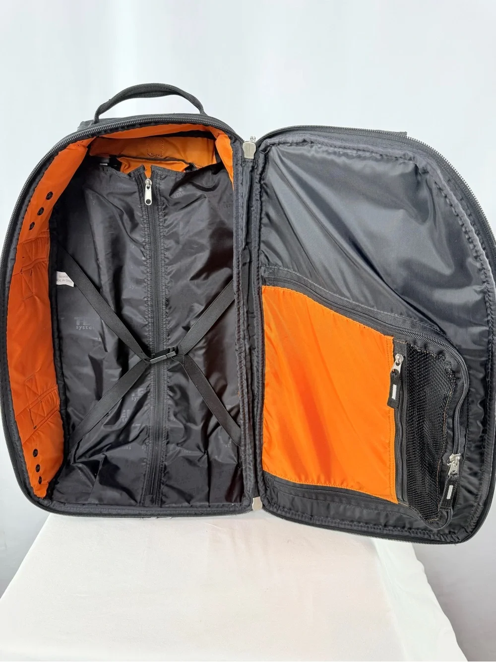 OGIO Layover Travel Motorcycle Gear Rolling Bag in Black Gray